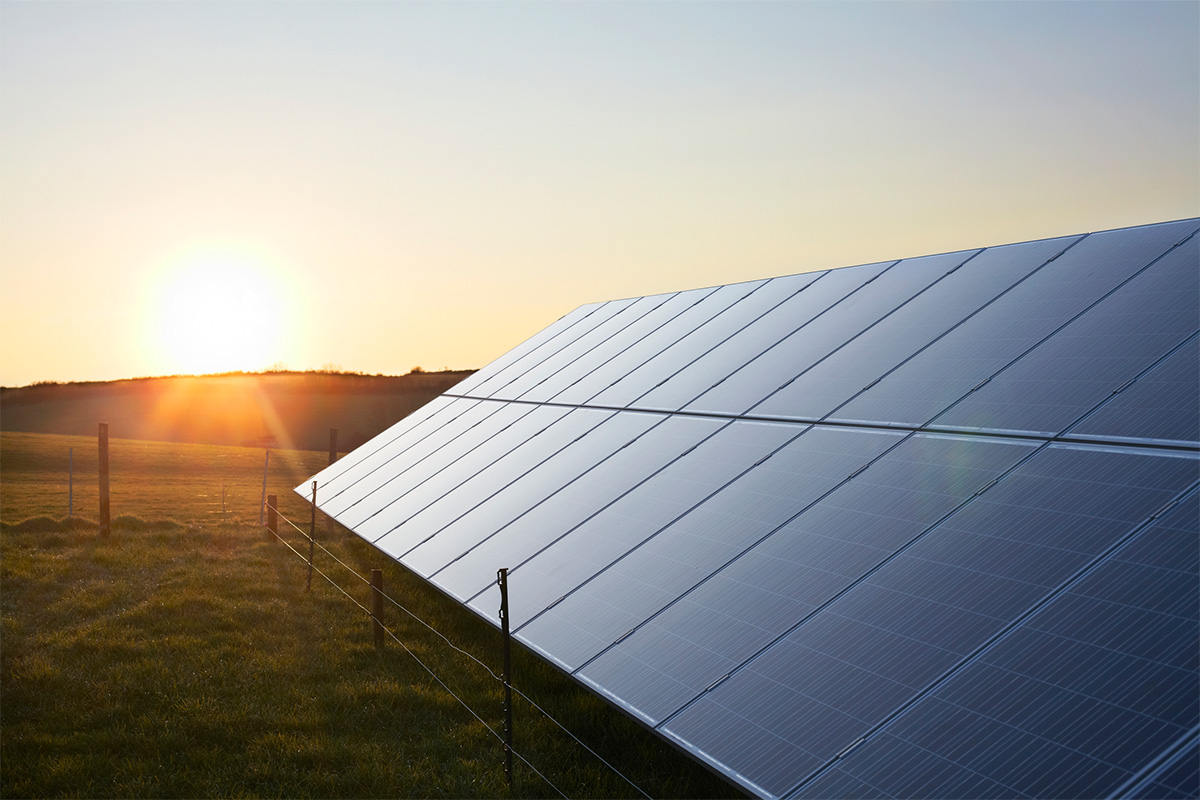 Solar panels fitted at our site in Springs, South Africa 